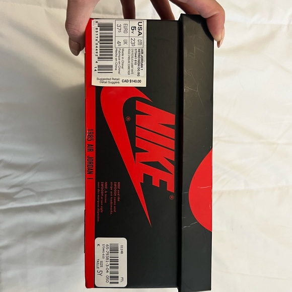 Jordan 1 High Bred Toe - Picture 4 of 4